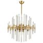 Cyan Quebec Pendant Light in Aged Brass, , large