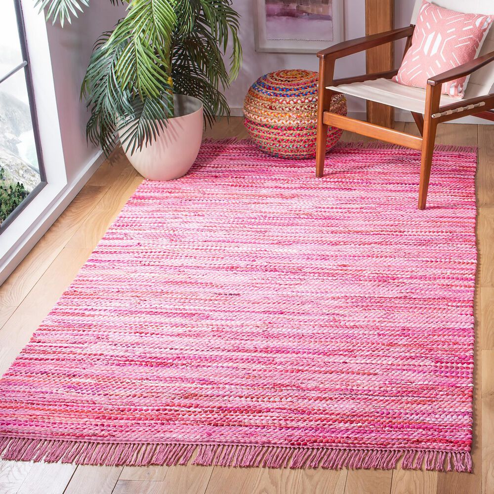 Safavieh Montauk 4&#39; x 6&#39; Pink Area Rug, , large