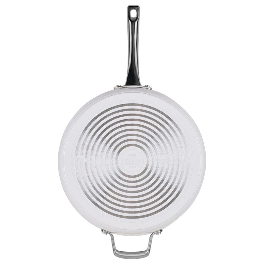 Circulon 5-Quart Ceramic Nonstick Saute Pan with Lid in Pearl White, , large
