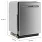 Maytag 24" Built-In Pocket Handle Dishwasher in Fingerprint Resistant Stainless Steel, , large