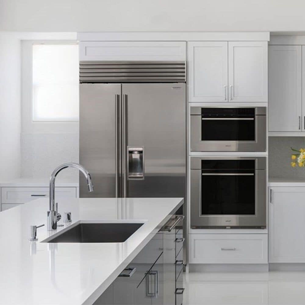 Sub Zero Classic 24 Cu.Ft. Side-By-Side Refrigerator with Dispenser in Stainless Steel, , large