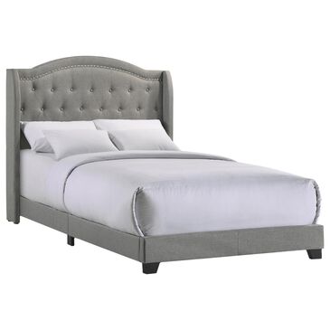 Hawthorne Furniture Rhyan Upholstered Full Bed in Smoke, , large