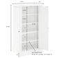 Crosley Furniture Seaside Accent Cabinet in White, , large