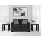 Ashley Jasmine Peaks Stationary Loveseat in Coal, , large