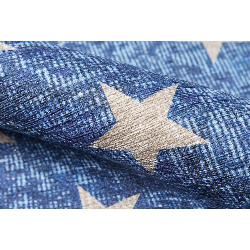 Novogratz District DIS-7 7&#39;6&quot; x 9&#39;6&quot; Blue Area Rug, , large