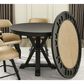 Steve Silver Rylie Counter Game Table and 4 Chairs in Black, , large