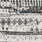 Surya Lavadora Southwestern 9"3" x 12" Black, Gray and Light Gray Area Rug, , large