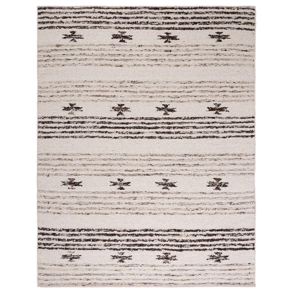 Safavieh Natura NAT325Z 9&#39; x 12&#39; Black and Ivory Area Rug, , large
