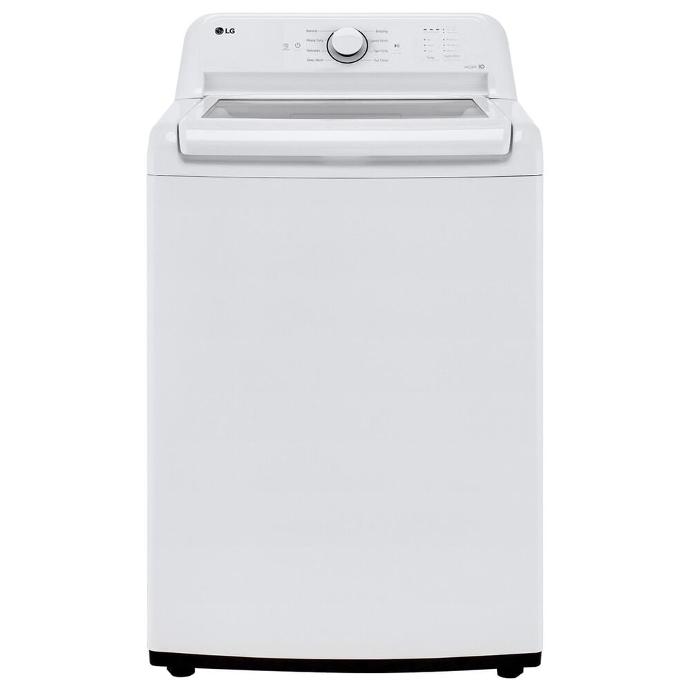 LG 4.1 Cu. Ft. Top Load Washer with 4-Way Agitator and TurboDrum Technology in White, , large