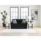 Ashley Midnight-Madness Stationary Loveseat in Onyx, , large