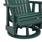 Ashley Shell Beach Patio Swivel Glider Chair in Green, , large