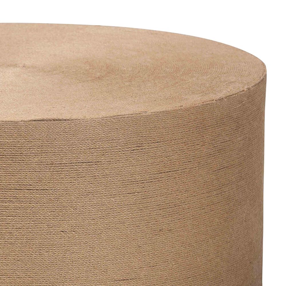 Baxton Studio Lapis Round Coffee Table in Natural Brown, , large
