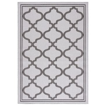 Safavieh Bermuda 8" x 10" Grey and Brown Indoor/Outdoor Area Performance Rug, , large