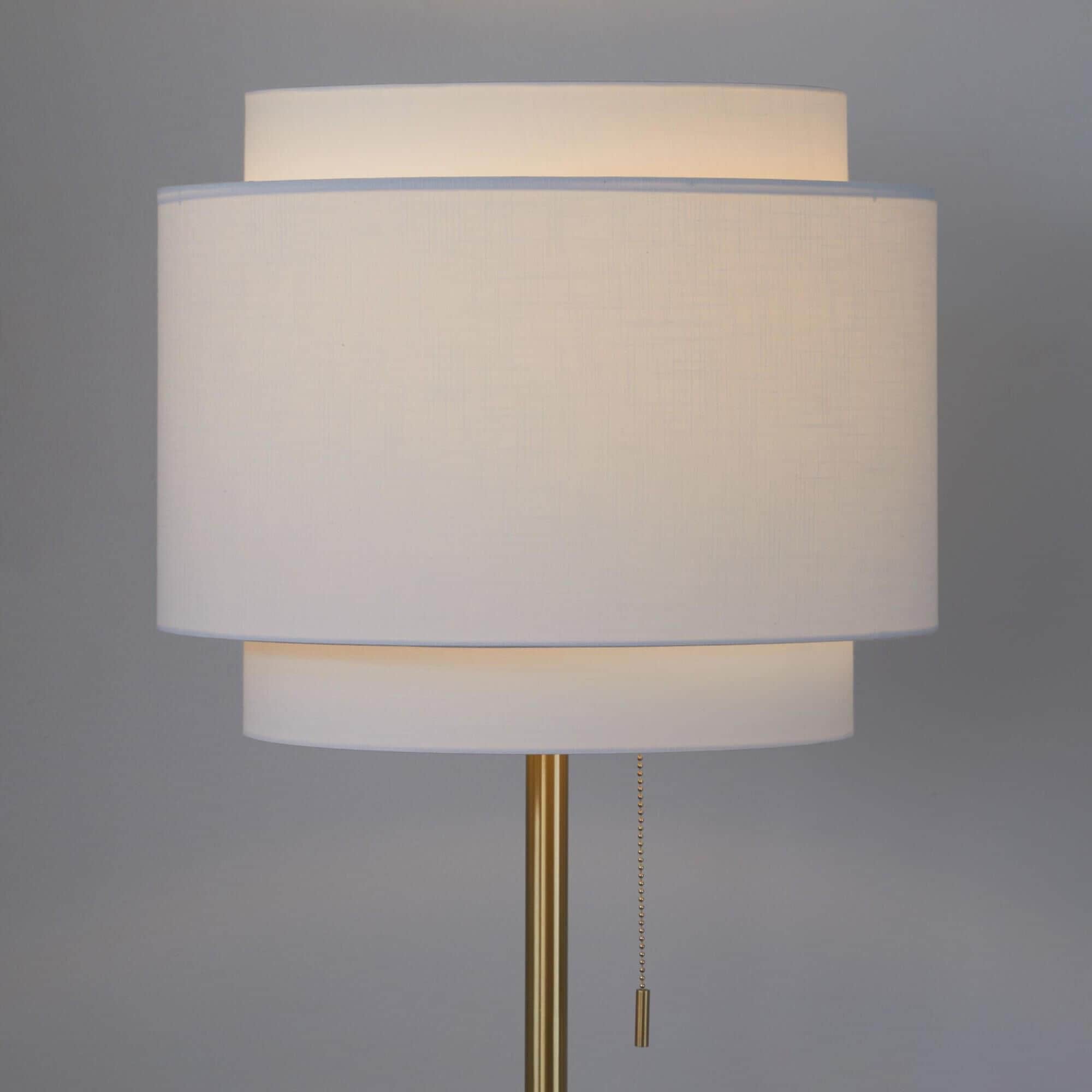 Grandview Gallery Tier Floor Lamp in Gold