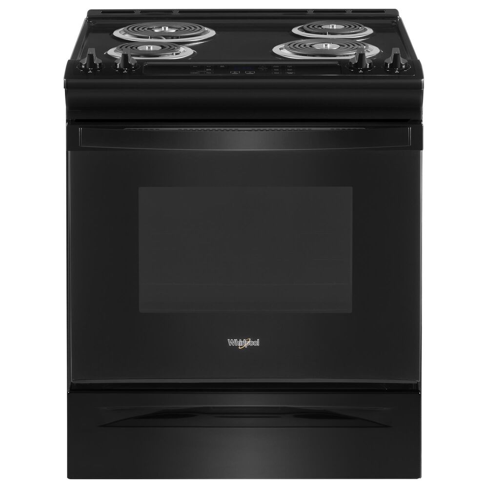 Whirlpool 4.8 Cu. Ft. Slide-in Electric Range in Black, , large