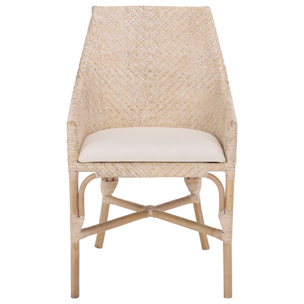 Safavieh Rikan Arm Chair in Ivory, , large