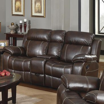 Pacific Landing Myleene Double Gliding Loveseat in Brown , , large