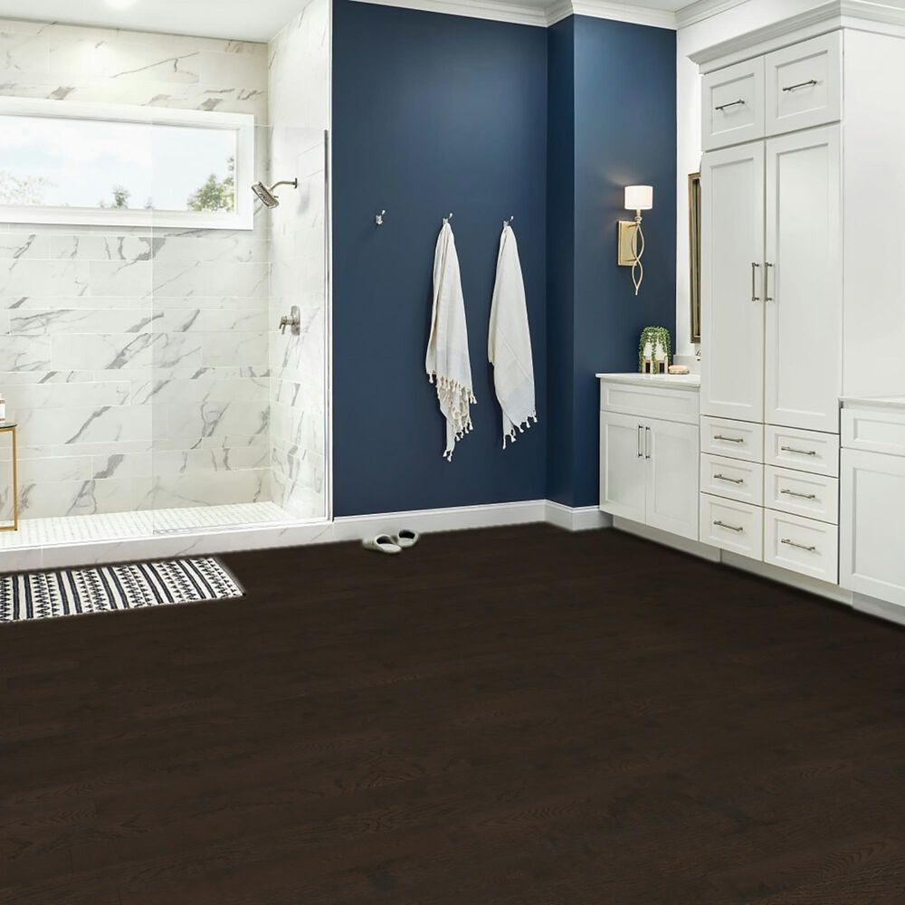 Hartco Prime Harvest Mocha High Gloss White Oak 5&quot; Solid Hardwood, , large