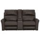 Catnapper Fredda Power Reclining Console Loveseat with Power Headrests in Coffee, , large