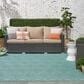 Nourison Versatile 9" x 12" Aqua and Teal Indoor/Outdoor Area Rug, , large