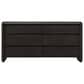 Urban Home Xolani 6-Drawer Dresser with Mirror in Jaguar, , large
