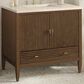 James Martin Vanities Myrrin 36" Vanity in Mid-Century Walnut with 3 cm Eternal Marfil Quartz Top, , large