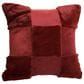 Accents De Ville 17" Square Throw Pillow in Burgundy, , large