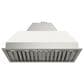 Fulgor Milano 600 Series 36" Pro Insert Range Hood in Stainless Steel, , large