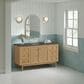 James Martin Vanities Laurent 60" Single Bathroom Vanity in Light Natural Oak with 3 cm Parisien Bleu Quartz Top and Rectangular Sink, , large