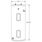 GE Appliances 30-Gallon Tall Electric Water Heater in Gray, , large