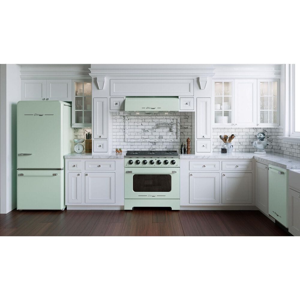 Unique Appliances Classic Retro 36" Under Cabinet Range Hood in Summer Mint Green, , large