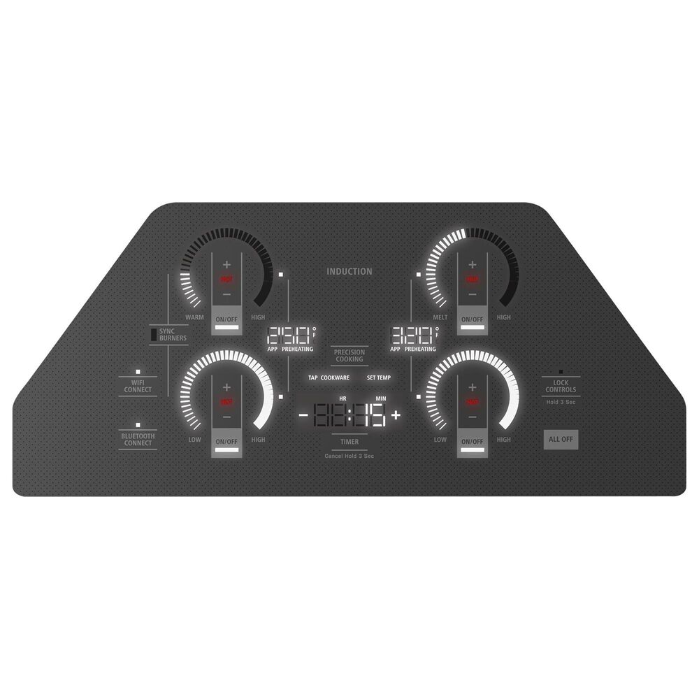 Monogram 4-Piece Kitchen Package with Stainless Steel 30&quot; Wall Oven and Black Electric Cooktop, , large