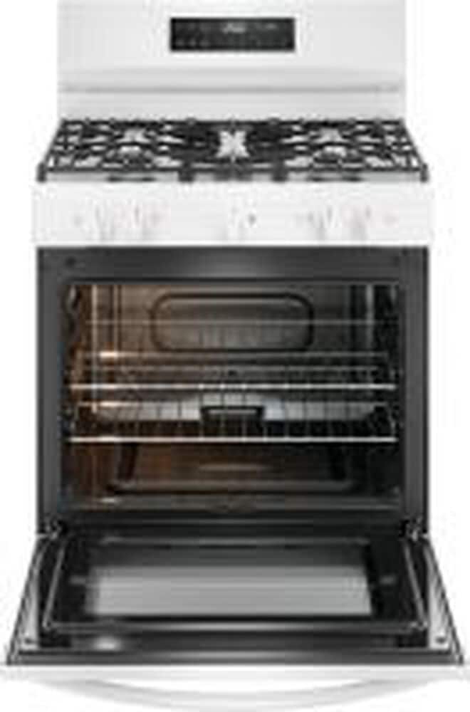 Frigidaire 30&quot; Freestanding Natural Gas Range in White, , large