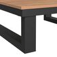 Mayberry Hill Cabana Outdoor Coffee Table with Natural Top in Black, , large