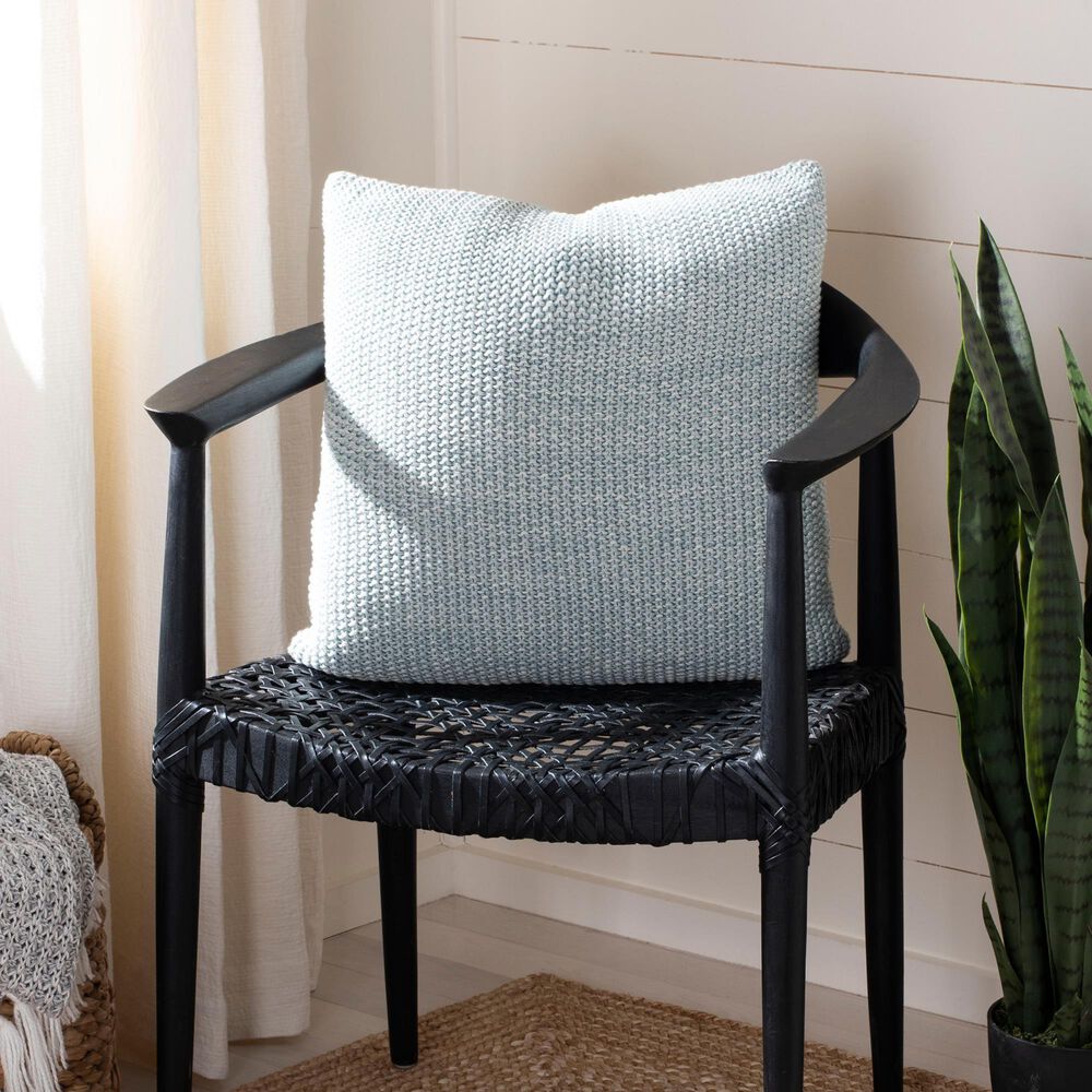 Safavieh Liliana 20&quot; Pillow in Blue and Natural, , large