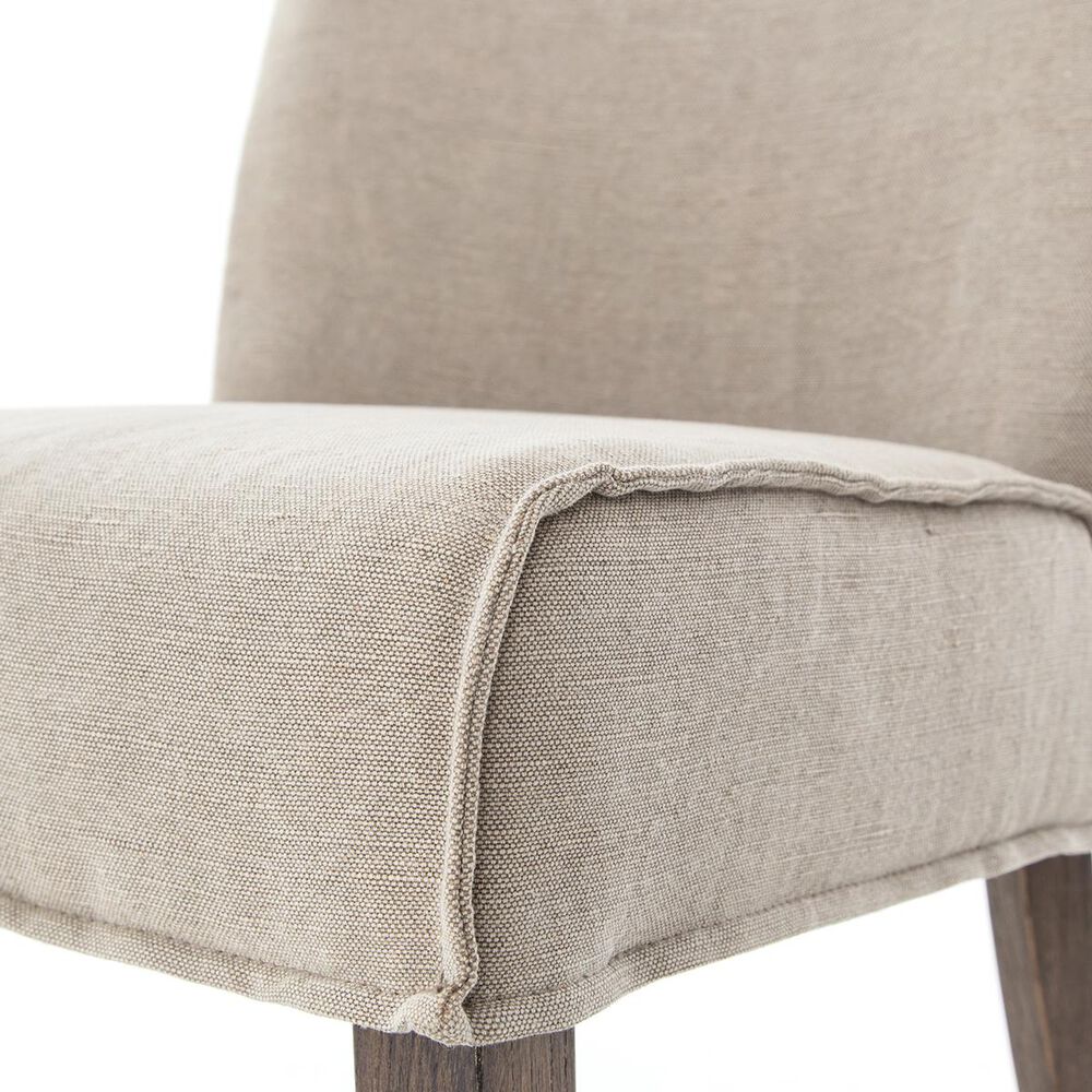 Lighthouse Designs Ashford Aria Dining Chair in Heather Twill Stone