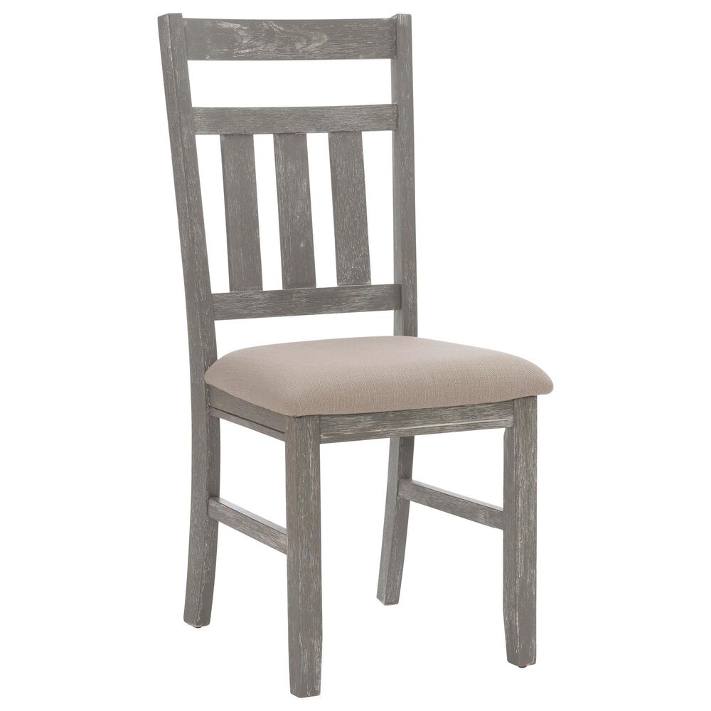 Linon Home Decor Turino Side Chair in Weathered Grey, , large