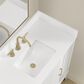 37B Fenwick 36" Single Bathroom Vanity in Bright White with Glossy White Composite Stone Top and Backsplash, , large