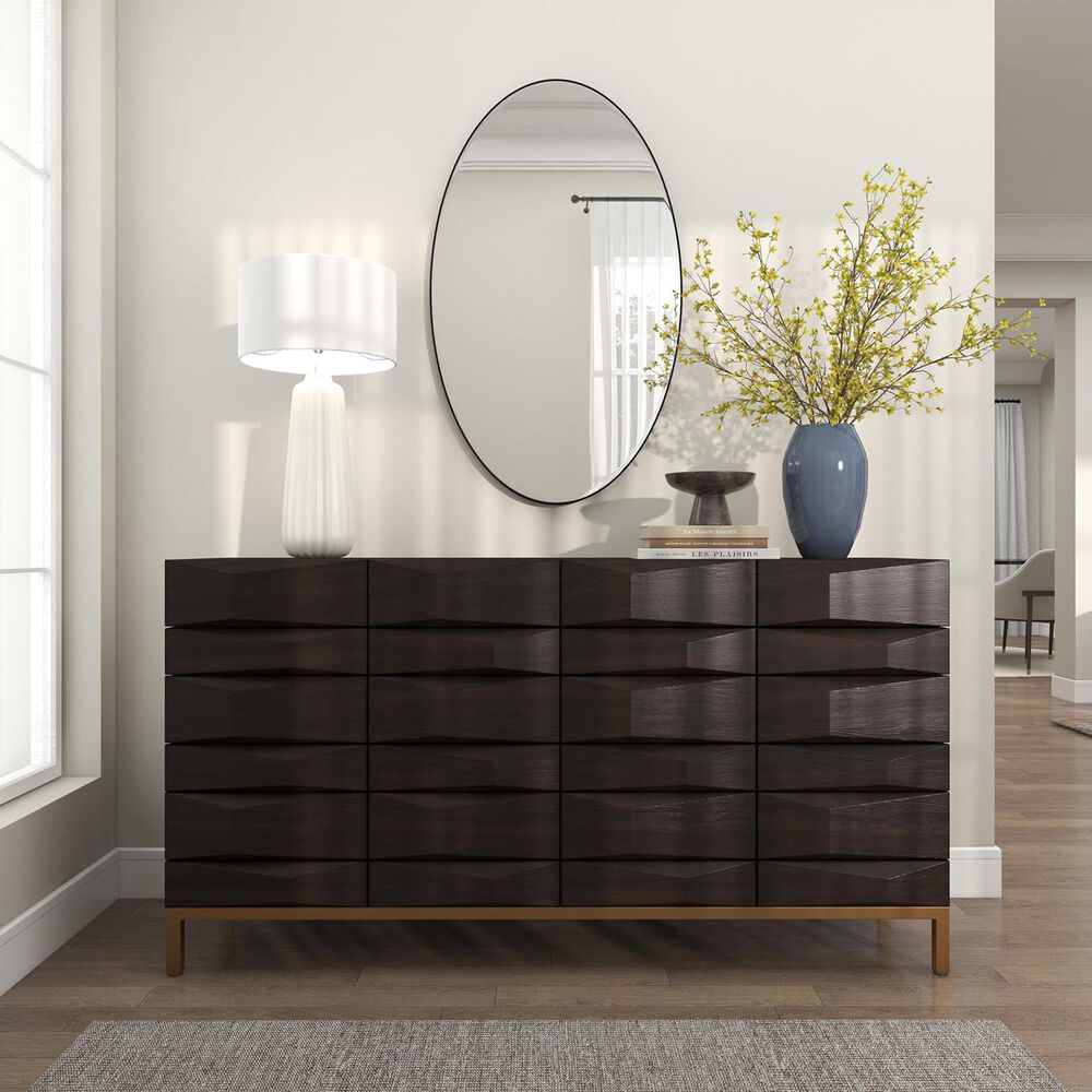 Maple and Jade 40&quot; x 24&quot; Oval Wall Mirror with Thin Minimalistic Frame in Black, , large