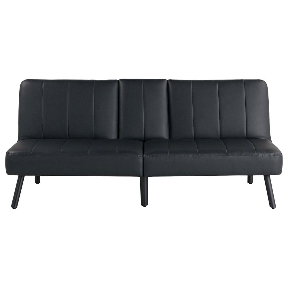 Lifestyle Solutions Cotez Convertible Sofa in Black, , large