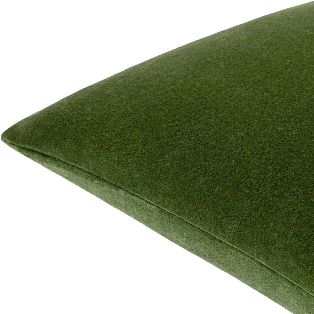 Surya 20&quot; Square Throw Pillow in Lunar Green, , large