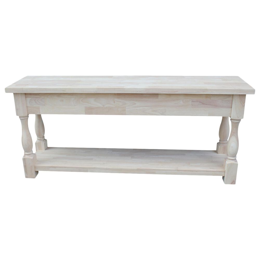 International Concepts Tuscan Console Table in Unfinished, , large