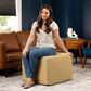 Jaxx Monroe Medium Ottoman in Wheat Gold, , large
