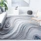 Safavieh Craft CFT845M 6"7" x 9" Blue and Grey Area Rug, , large