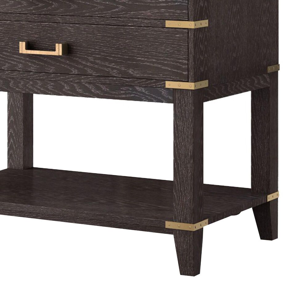 Lexora Home Norwalk 36&quot; Single Bathroom Vanity in Brown Oak with White Carrara Marble Top  and Rectangle Sink, , large