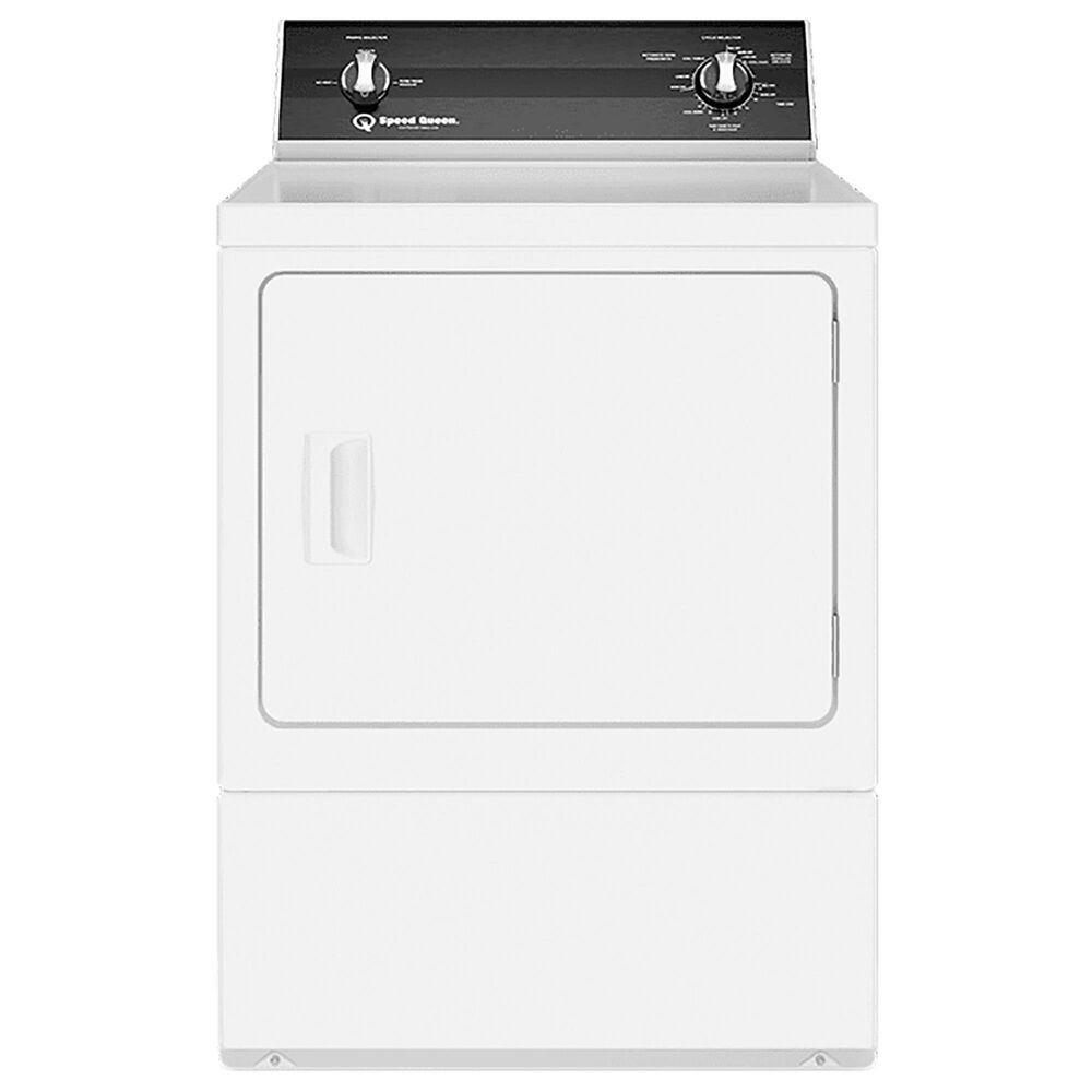 Speed Queen 7.0 Cu. Ft. DR3003WG Gas Dryer in White NFM