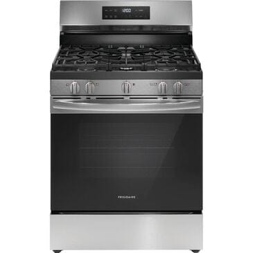 Frigidaire 30" Freestanding Natural Gas Range in Stainless Steel, , large