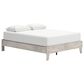 Ashley Shawburn Queen Platform Bed in Light Gray, , large