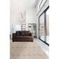 Feizy Enzo 3"6" x 5"6" Ivory and Taupe Area Rug, , large