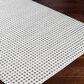Surya Ariel White and Charcoal 10" x 14 Area Rug, , large